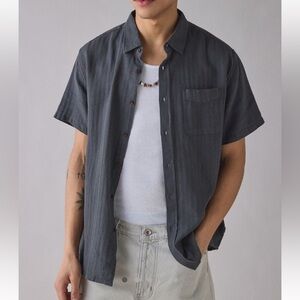 NWT Katin Alan Soil Shirt Sleeve shirt washed black sz L